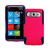 Purple & Pink Hybrid 2 in 1 Gel Rubber Skin Cover and Molded Premium Hard P ....