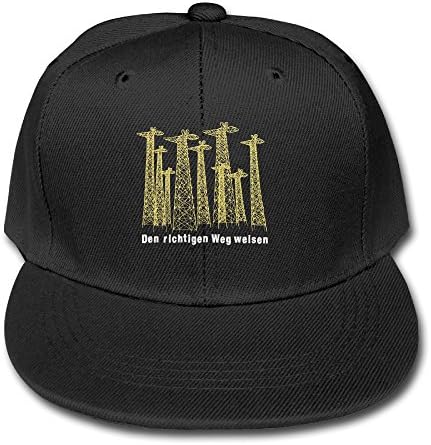 Giraffe Steel Tower Fitted Hat For Men Cool Match Cap Youth Boys Trucker Hats