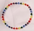 Chakra Stretch Bracelet with Swarovski Crystal Beads