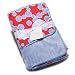 Bask Home Stroller/Crib Blanket - Bubbles Red