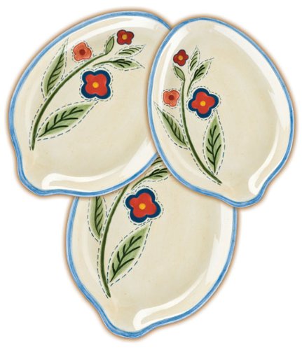 CounterArt Calypso Nested Spoon Rests, Set of 3 Assorted Sizes
