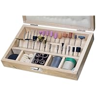 228 pc. Rotary Tool Accessories Set w/ Wooden Case