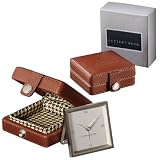 Cutter & Buck Travel Alarm Clock Chestnut 9800-25CT