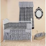 Sleeping Partners DCBP Tadpoles Damask Crib Bedding Collection in Pink Brown