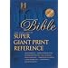 KJV Super Giant Print Reference Bible (Black Simulated Leather) (King James Version)