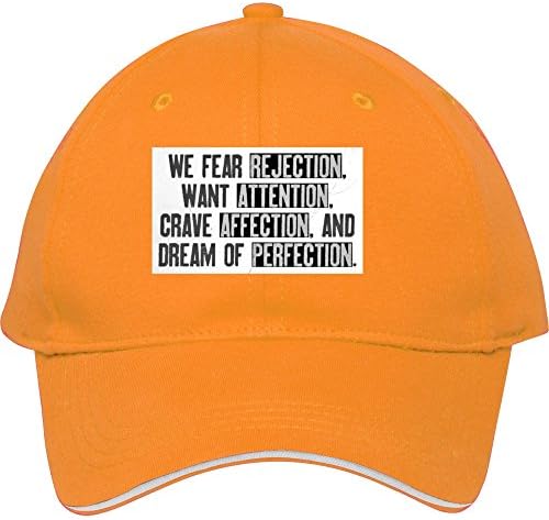 Fashion Adjustable Yellow Cotton Baseball Cap Snapback Our Life Hat (male/female)