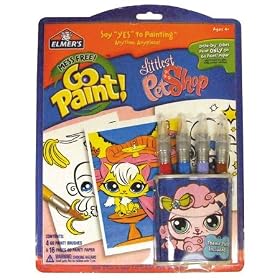 Elmer's Kids Arts and Crafts Littlest Pet Shop gopaint