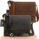 Visconti Leather East/West A4 Messenger/15" Laptop Bag -  18516