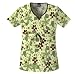 Cherokee Uniforms Ecology Contrast Trim V-Neck Scrub Top (S) [Apparel]