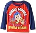 Nickelodeon Boys' Bubble Guppies Awesome Rookie Swim Team Raglan T-Shirt