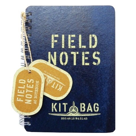 A6 Cahier Spiralé - Kit Sac Bleu Notes de Terrain - 80 feuilles = 160 pages - Ligné - Taille 148mm x 105mm