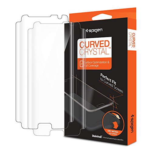 Galaxy s7 screen protector, spigen® premium curved cry…
