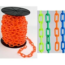 Mr. Chain 30105 High Density Polyethylene Chain on a Reel, Trade Size 6, 200' Length x 1-1/2" Width