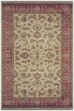 Indo Persian Keshan Handknotted Indian Cream Rugs IPZ082