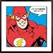 Flash - Framed Comic Art Print / Poster (Size. 16" x 16")