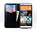 NageBee(TM) - HTC Desire 510 Case - Wallet Flip Case Pouch Cover Fold Stand case Premium Leather Wallet Flip Case (Fold Wallet Black)