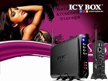 Icy Box Ib-mp308hw-b Wireless Multimedia Player For 3.5" Sata Hard Disk Drive
