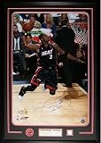Dwyane Wade Autographed/Hand Signed 20x30 Photo NBA Finals Game 2 Slam (Black Jersey)