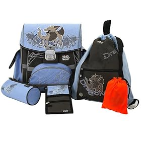 Friedrich Lederwaren 50059-5 - Set zaino, zainetto, portafoglio, astuccio e sacchetto Friedrich Lederwaren 50059-5 - Set zaino, zainetto, portafoglio, astuccio e sacchetto