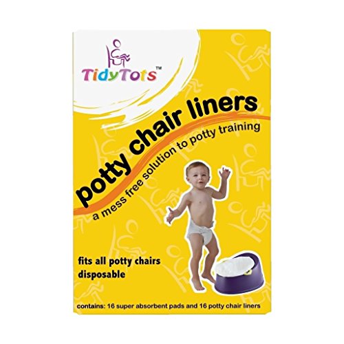 16 Count, Plastic Disposable Potty Liner &amp; Super-Absorbent Pad