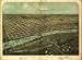 East Saginaw, Michigan, 1867 / drawn & published by A. Ruger ; Chicago Lithographing Co., large historic panoramic map reprint measured in inches 48x36