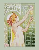 Absinthe Robette Art Styles Mini Poster Print, 16x20