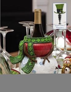 Resin Wine Bottle Holder, Flurries