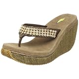 Volatile Women's Tinsel Sandal,Bronze,10 B US