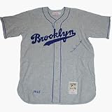 Duke Snider Brooklyn Dodgers Autographed 1945 Mitchell & Ness MLB Baseball Jersey (Road)