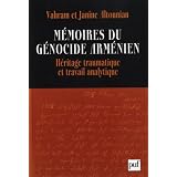 M�moires du g�nocide arm�nienpar Altounian Janine