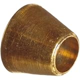 Parker A-Lok 1FF1-B Brass Compression Tube Fitting, Front Ferrule, Tube OD