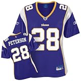 Reebok Minnesota Vikings Adrian Peterson Women's Premier Jersey Medium