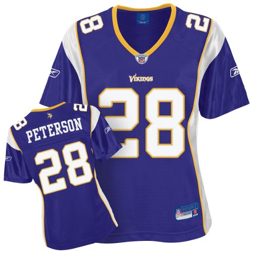 Adrian Peterson Purple Reebok Premier Minnesota Vikings Women's Jersey - XX-Large