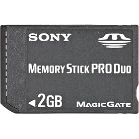 Click here to buy Sony 2 GB Memory Stick PRO Duo MSX-M2GS Retail Package by Sony.