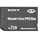 Sony 2 GB Memory Stick PRO Duo (MSX-M2GS) (Retail Package)