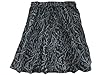 Womens Mini Skirt Black Printed Hippy Crinkle Short Skirts