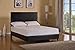 Home Life Black Leather Platform Bed with Slats Queen - Complete Bed 5 Year Warranty Included