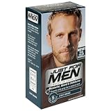 Just for Men Brush-In Color Gel for Mustache, Beard & Sideburns, Light Brown M-25, 1 kit, (Pack of 3)
