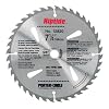Porter Cable 12820 Riptide 7-1/4-Inch 40 Tooth ATB Thin Kerf Crosscutting Saw Blade with 5/8-Inch and Diamond Knockout Arbor for Blade-Right Saws