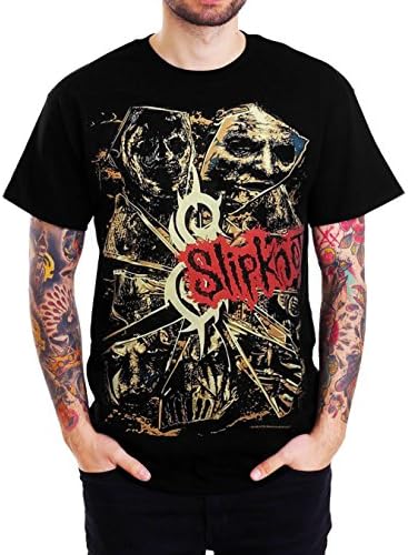 Slipknot ALL HOPE IS GONE Sketched Graphic Mens Black T Shirt (Medium (Chest 19" / Length 29"))