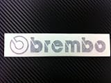 1 X Brembo Racing Decal Sticker (New) Black Size 6.5''x 1.25''