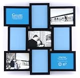 Pinnacle 9-Opening Gallery Solutions 3D Collage Frame, Black