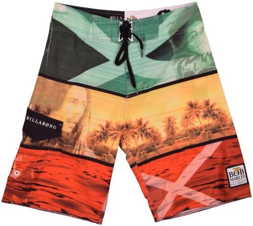 Billabong Boy's (8-20) Bob Marley Rasta Boardshorts-Rasta