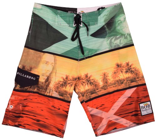 Billabong Boy's (8-20) Bob Marley Rasta Boardshorts-Rasta