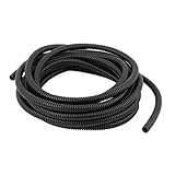 uxcell　コルゲートチューブ　10mm外径　6.5mm内径　4.5m長　1ロール