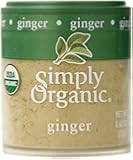 Simply Organic Ginger Root Ground Certified Organic, 0.42-Ounce Containers (Pack of 6)