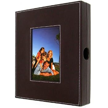 Set A Shopping Price Drop Alert For Trademark Remote Control Storage Box withPhoto Insert (Brown Faux Leather)