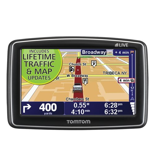 TomTom XL 340TM LIVE 4.3-Inch Portable GPS Navigator (Lifetime Traffic & Maps Edition)