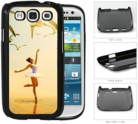 Ballerina Dancing With Pigeons Flying Hard Plastic Snap On Cell Phone Case Samsung Galaxy S3 SIII I9300