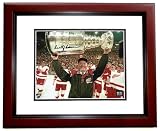 Scotty Bowman Autographed/Hand Signed Detroit Red Wings 8x10 Photo MAHOGANY CUSTOM FRAME